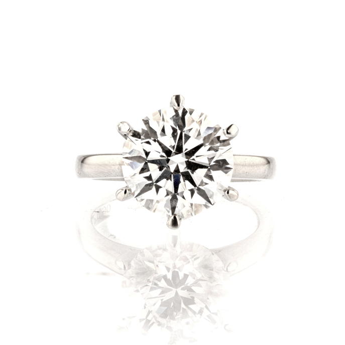 Platinum Lab Grown Diamond Ring - Image 2