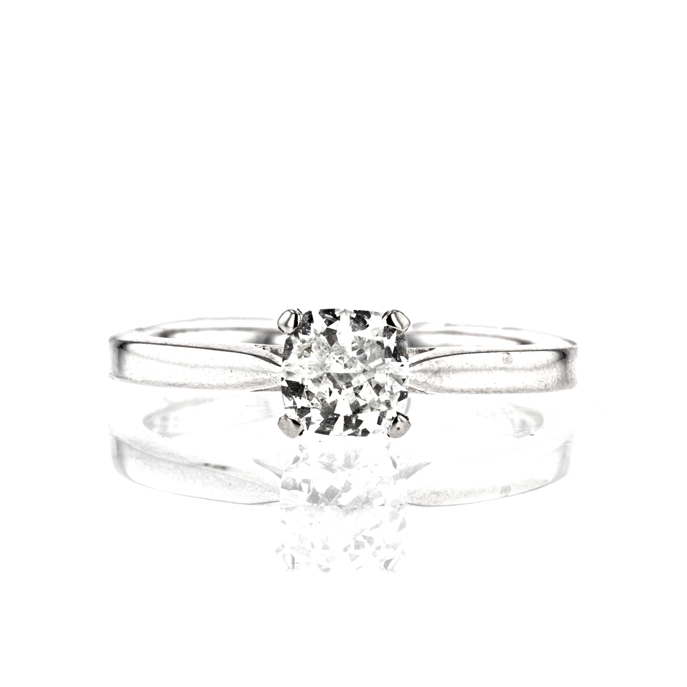 Platinum 0.80ct Diamond Ring - Image 2