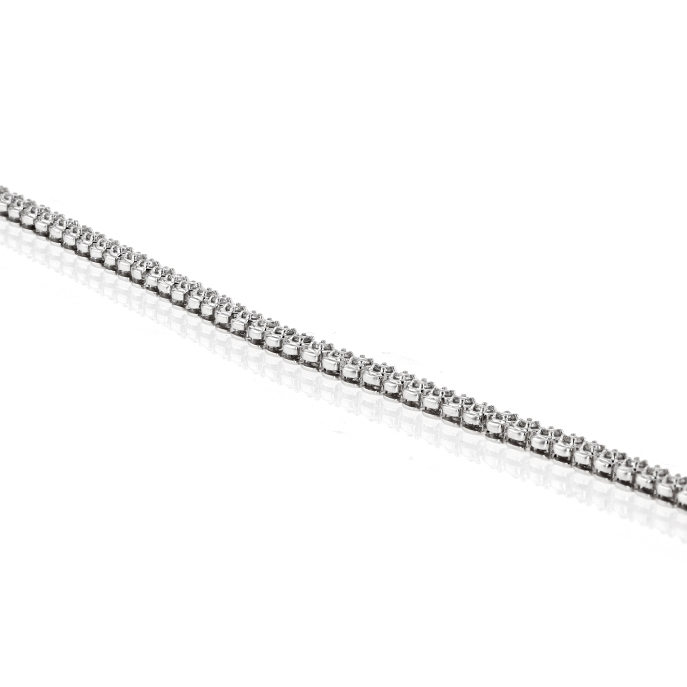 18ct White Gold 1.00ct Lab Grown Diamond Bracelet - Image 3