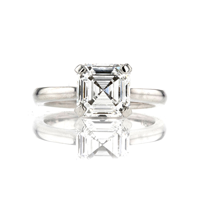 Platinum 3.02ct Lab Grown Diamond Ring - Image 2