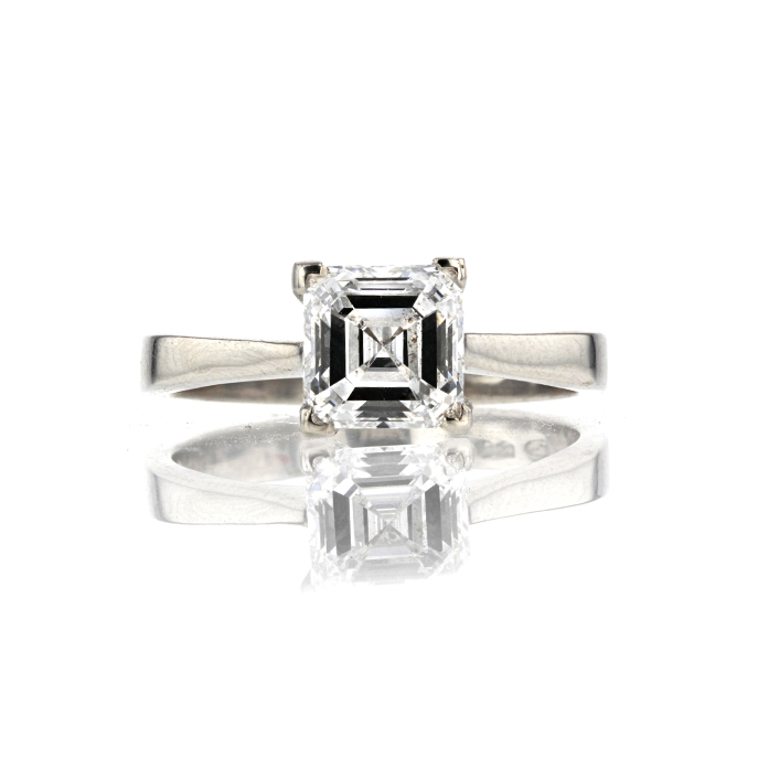 Platinum 1.64ct Lab Grown Diamond Ring - Image 2
