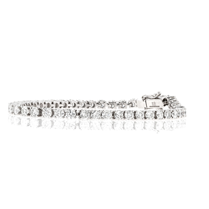 18ct White Gold Diamond Bracelet