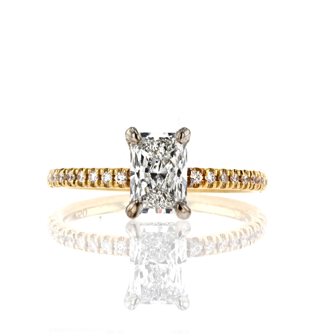 18ct White Gold Lab Grown Diamond Ring - Image 2