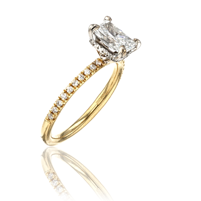 18ct White Gold Lab Grown Diamond Ring