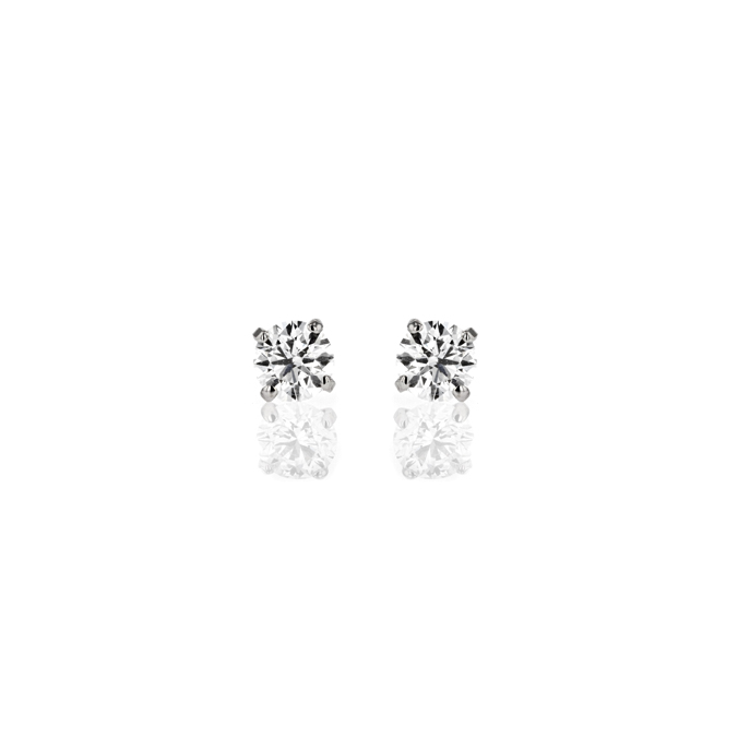 18ct White Gold Lab Grown Diamond Earrings
