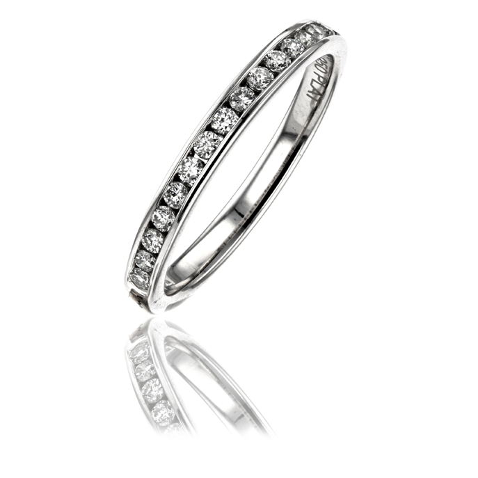 Platinum 0.25ct Lab Diamond Ring