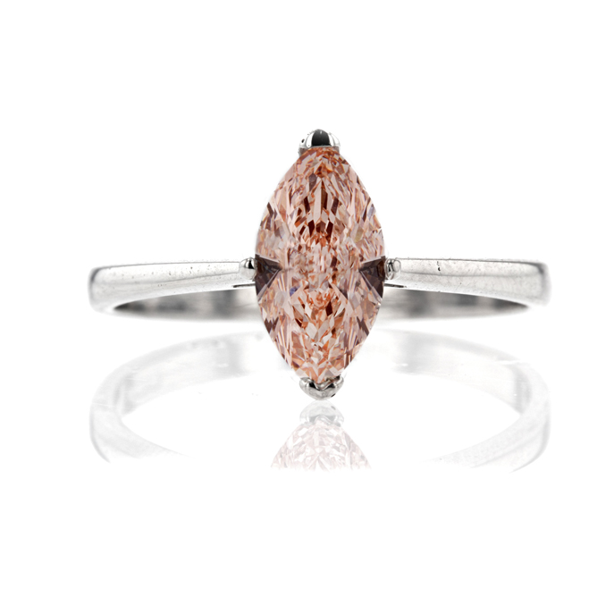 18ct White Gold 1.10ct Lab Diamond Ring - Image 2