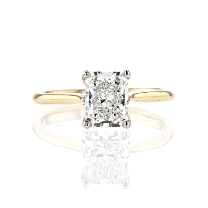 18ct Yellow Gold Lab Diamond Ring - Image 2