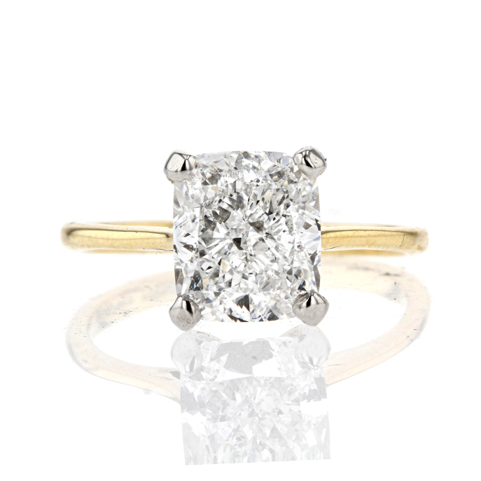 18ct Yellow Gold 3.01ct Lab Diamond Ring - Image 2