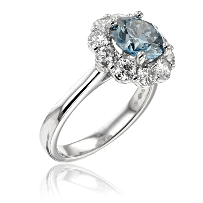 Platinum 2.00ct Lab Diamond Ring