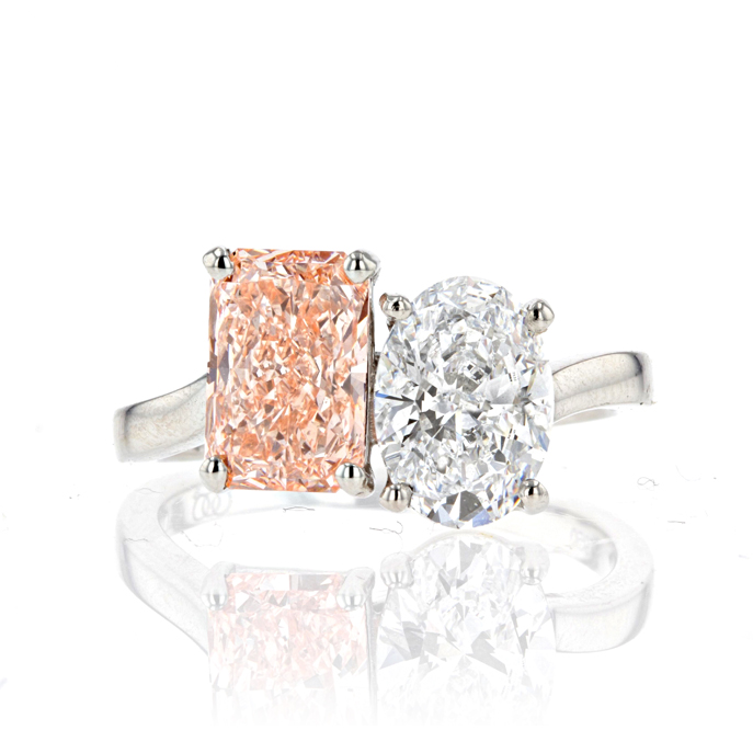 Platinum 3.09ct Lab Grown Diamond Ring - Image 2