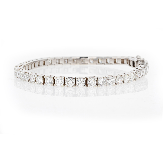 18ct White Gold Diamond Bracelet