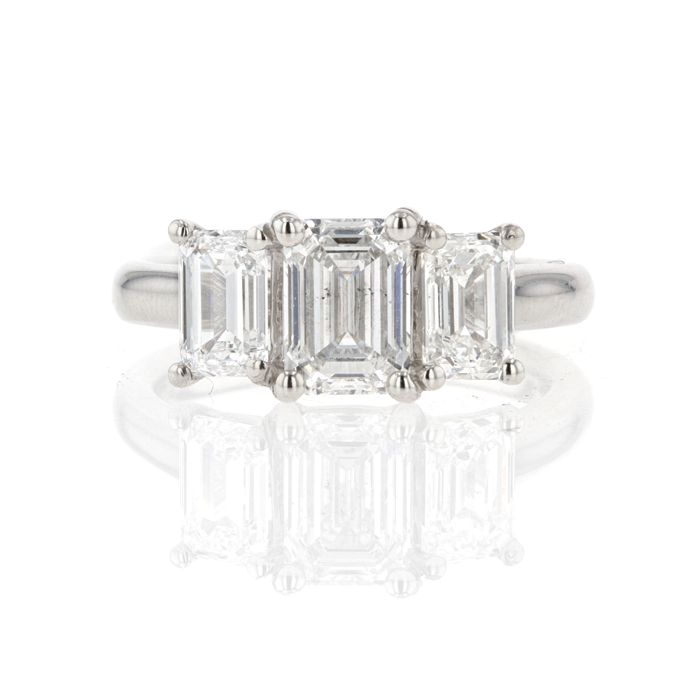 Platinum Lab Grown Diamond Ring - Image 2