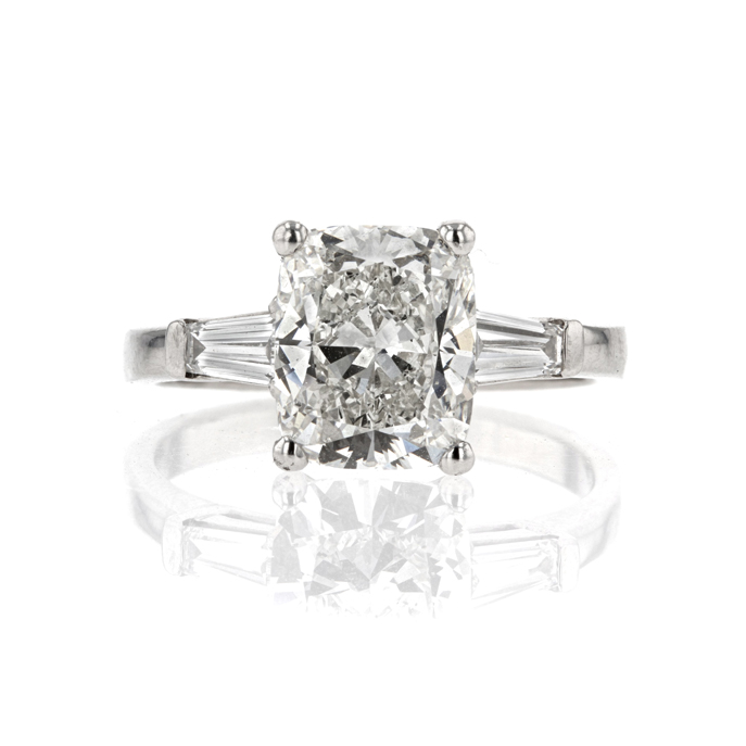 Platinum Lab Grown Diamond Ring - Image 2