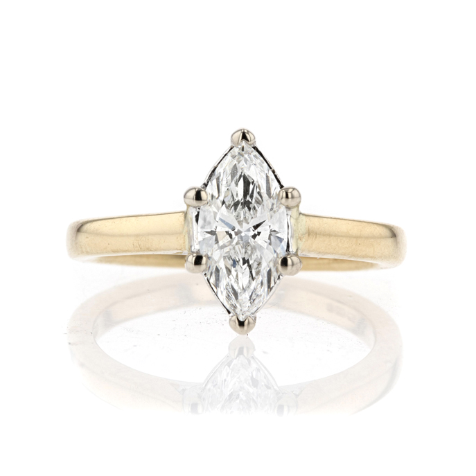 18ct Yellow Gold 1.00ct Lab Grown Diamond Ring - Image 2