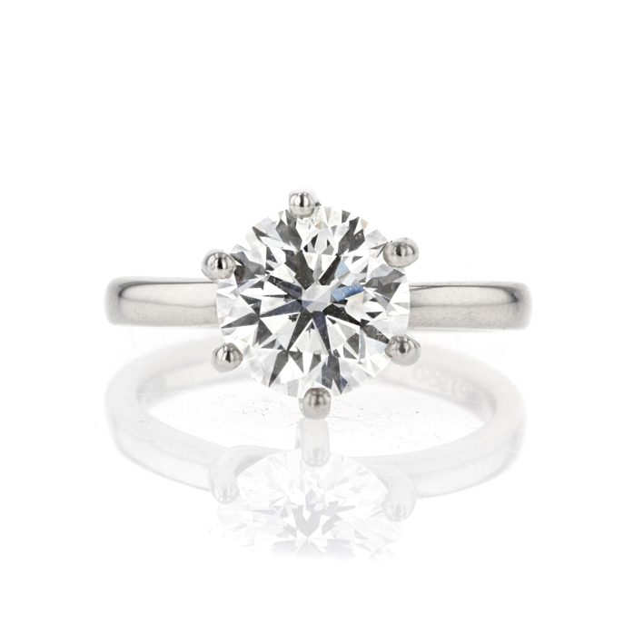 Platinum Lab Grown Diamond Ring - Image 2