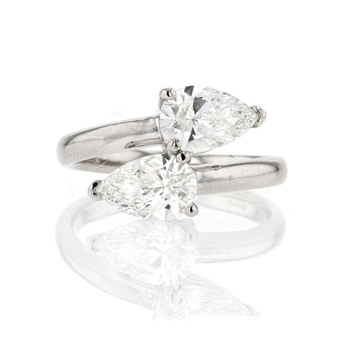 Platinum Lab Grown Diamond Ring - Image 2