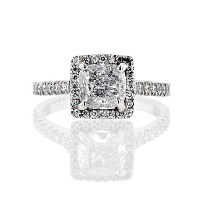 Platinum Lab Grown Diamond Ring - Image 2