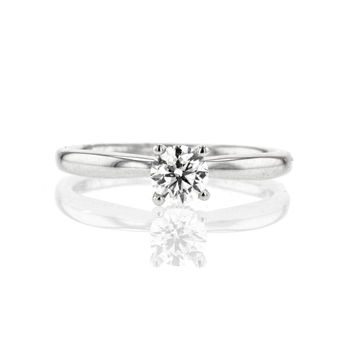 18ct White Gold 0.46ct Diamond Ring - Image 2