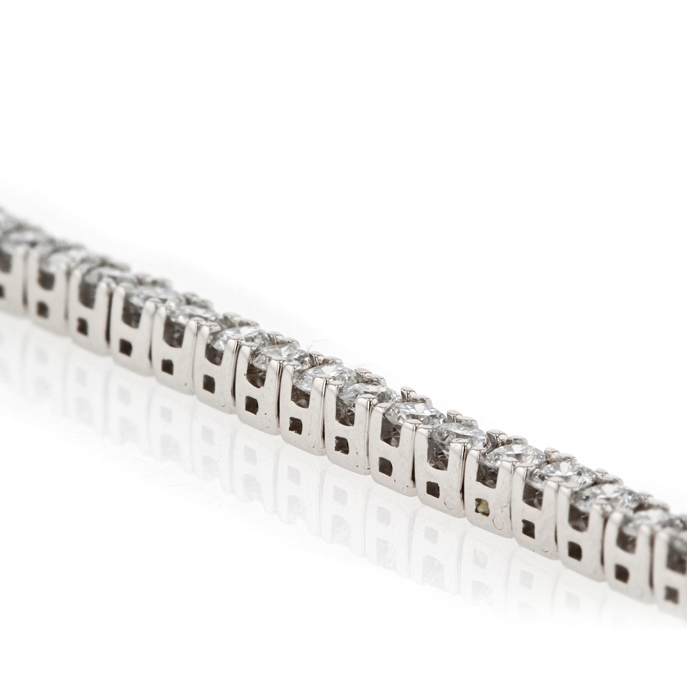 18ct White Gold 3.02ct Lab Grown Diamond Bracelet - Image 3