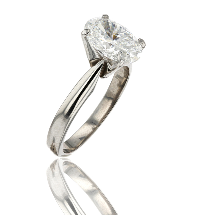 Platinum Lab Grown Diamond Ring