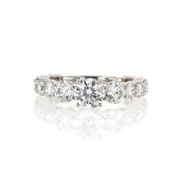 9ct White Gold Lab Grown Diamond Ring - Image 2