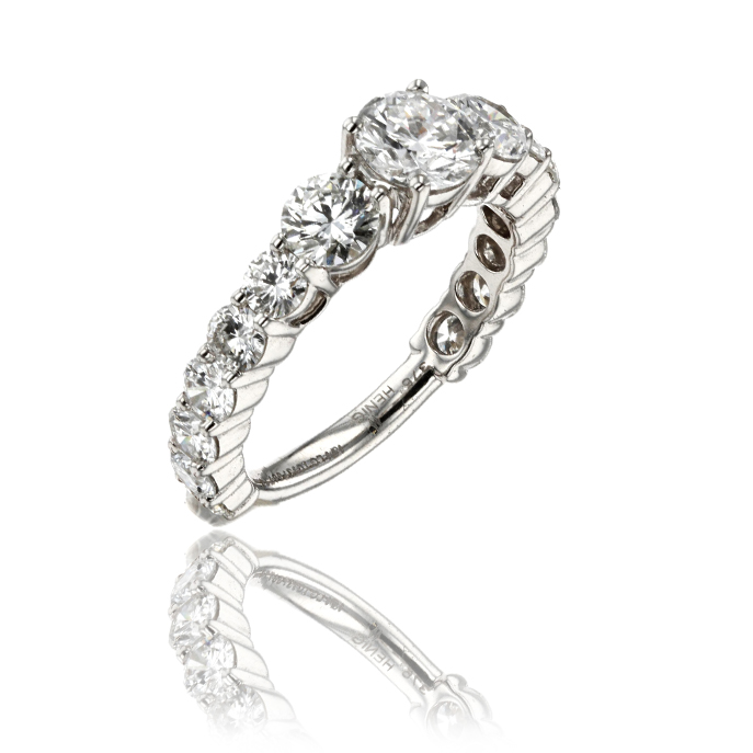 9ct White Gold Lab Grown Diamond Ring