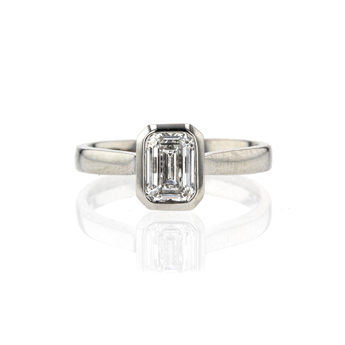 Platinum Lab Grown Diamond Ring - Image 2