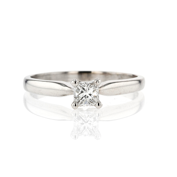 18ct White Gold 0.40ct Diamond Ring - Image 2