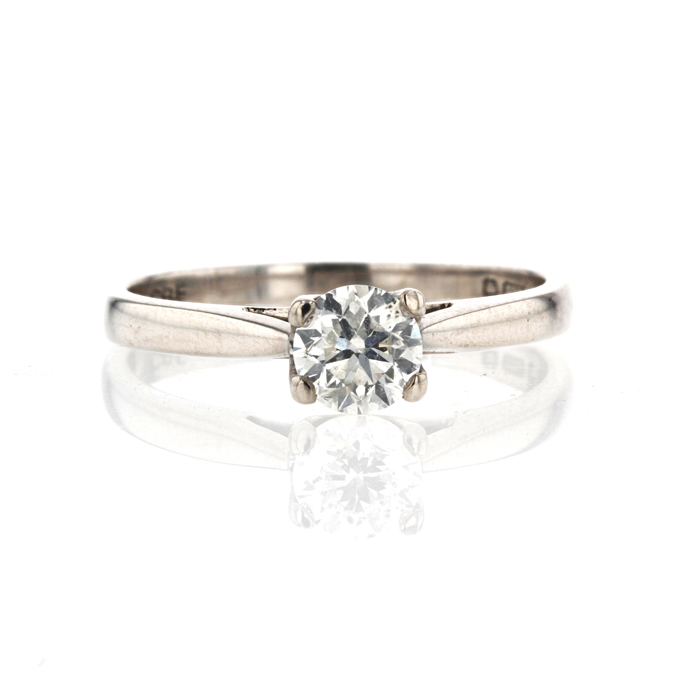 18ct White Gold 0.51ct Diamond Ring - Image 2