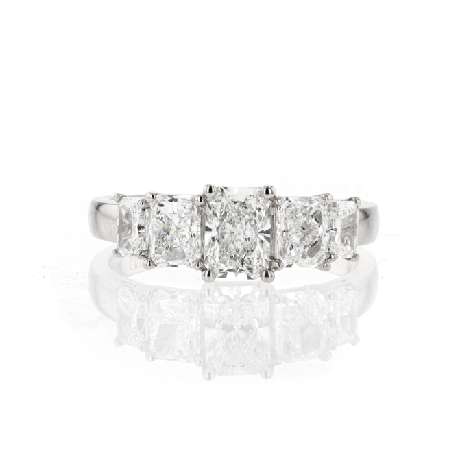 Platinum 2.03ct Lab Diamond Ring - Image 2