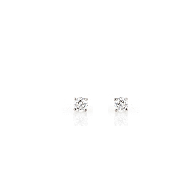 18ct White Gold Lab Grown Diamond Earrings