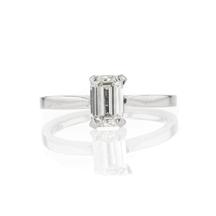 Platinum 0.85ct Diamond Ring - Image 2