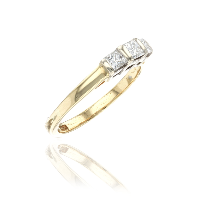 18ct Yellow Gold Diamond Ring 1.39ct
