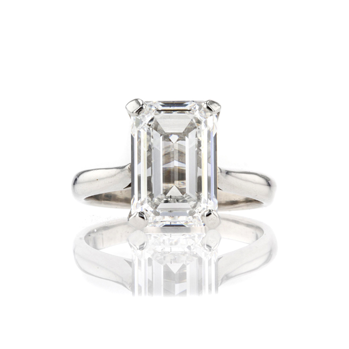 Platinum 5.01ct Lab Grown Diamond Ring - Image 2
