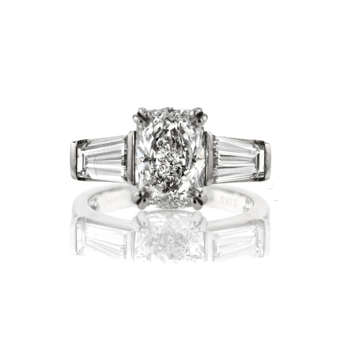 Platinum 4.29ct Lab Grown Diamond Ring - Image 2