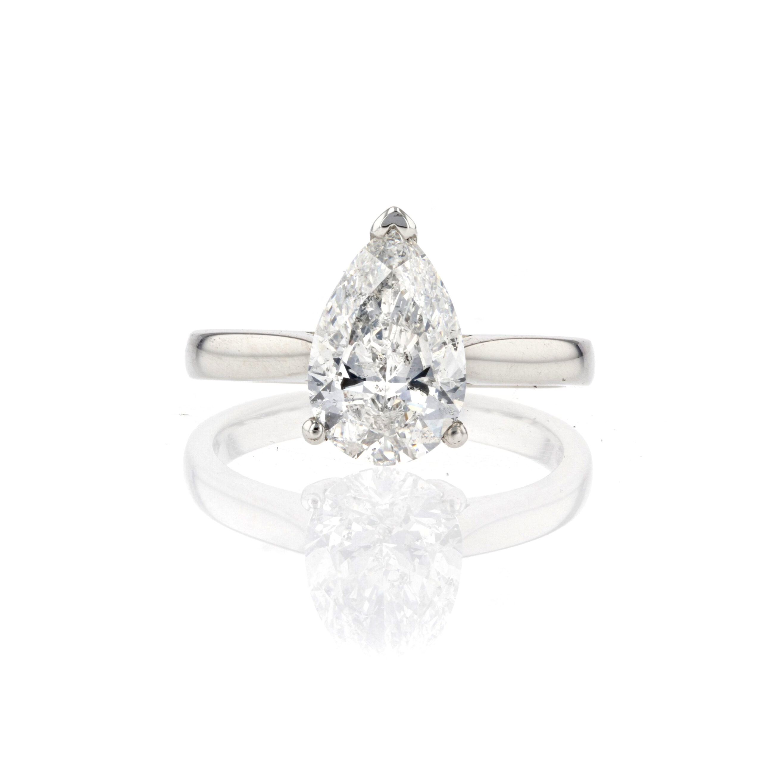 Platinum 2.51ct Diamond Ring - Image 2