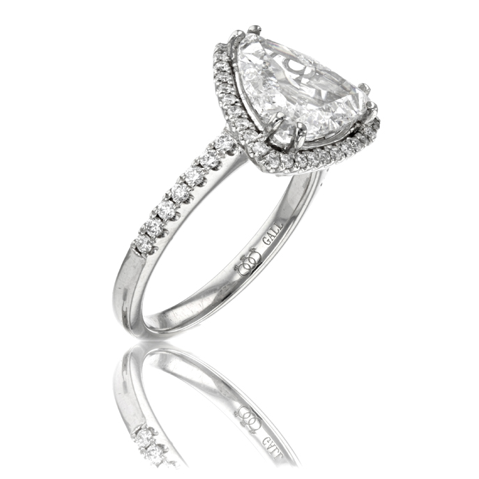 Platinum 2.65ct Diamond Ring
