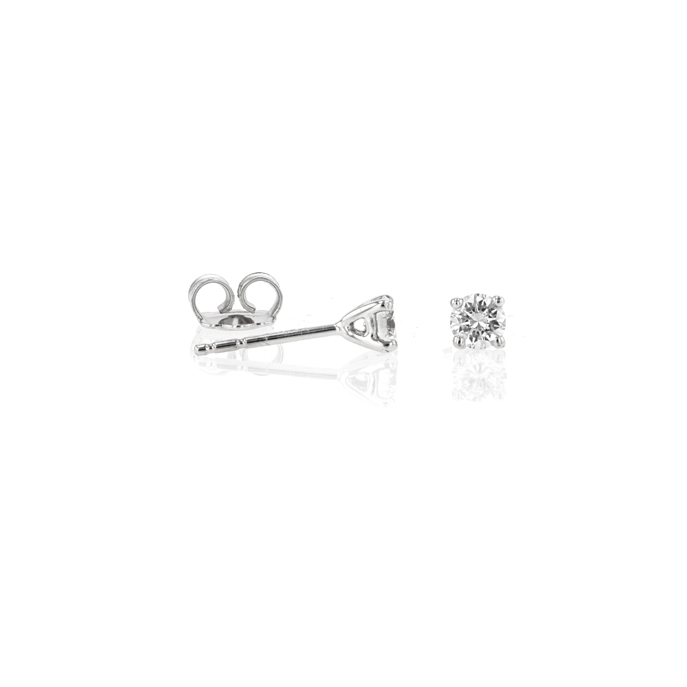 18ct White Gold 0.52cts Lab Grown Diamond Earrings - Image 2