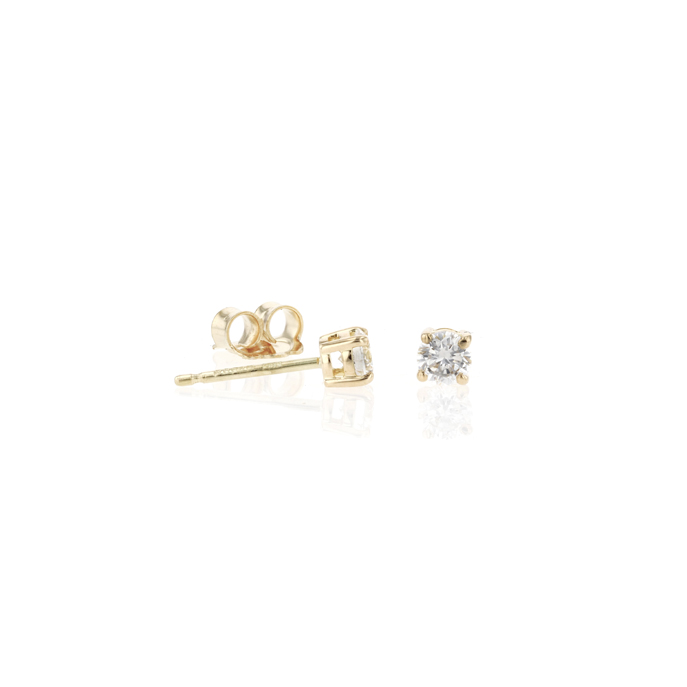 18ct Yellow Gold 0.51cts Lab Grown Diamond Earrings - Image 2
