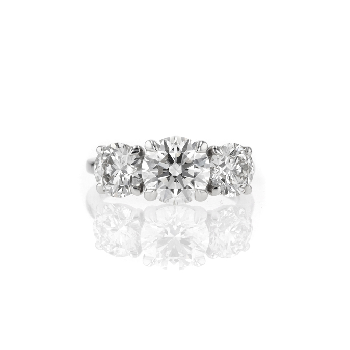 18ct White gold 4.00ct Lab Grown Diamond Ring - Image 2