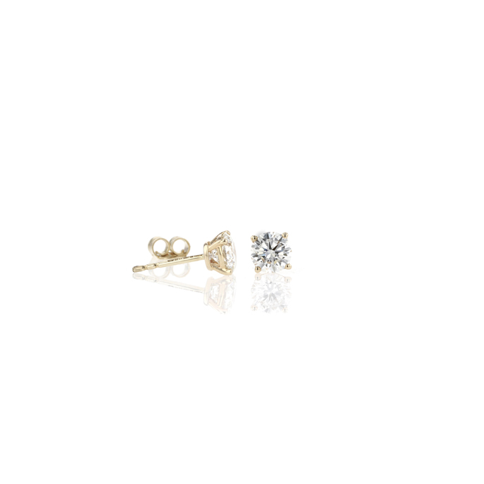 9ct Yellow Gold 1.50ct Lab Grown Diamond Stud - Image 2