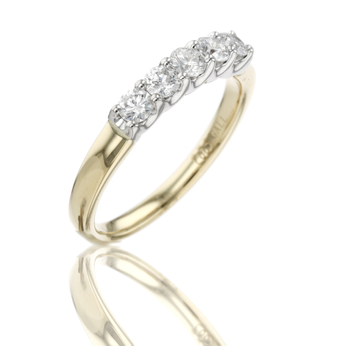 18ct Yellow gold 0.48ct Diamond Ring