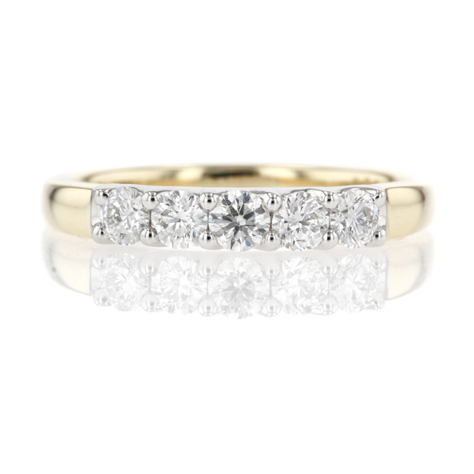 18ct Yellow gold 0.48ct Diamond Ring - Image 2