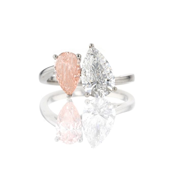 Platinum Lab Grown 2.62ct Diamond Ring. - Image 2