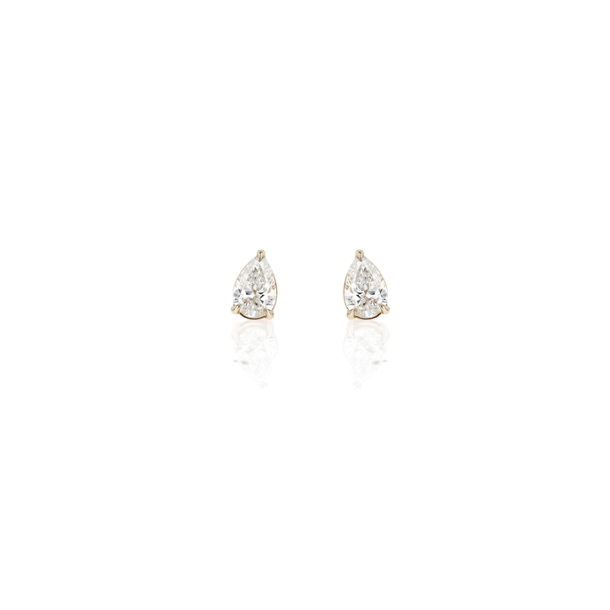 9ct Yellow Gold 1.11ct Lab Grown Diamond Stud Earrings.