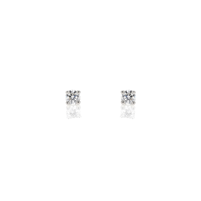 18ct White Gold 0.36ct Lab Diamond Earrings.