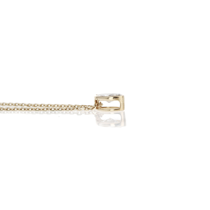 9ct Yellow gold 0.42ct Lab Grown Diamond Pendant. - Image 2